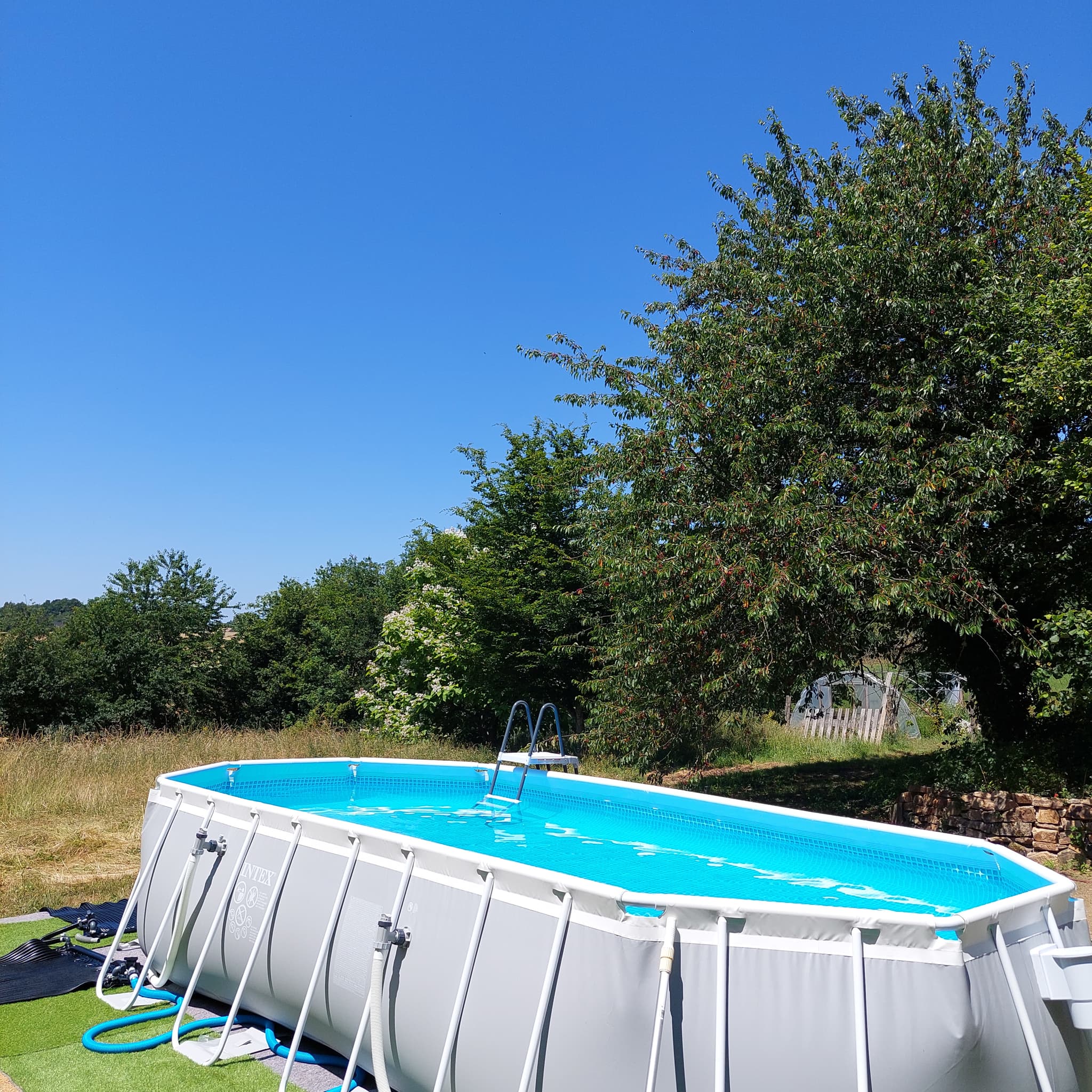 Piscine partagée