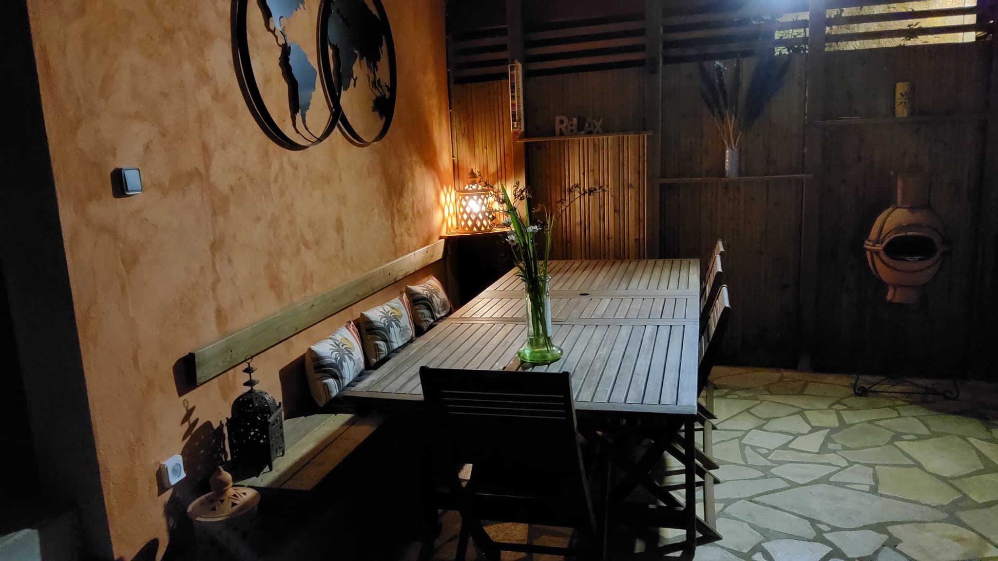 terrasse de nuit