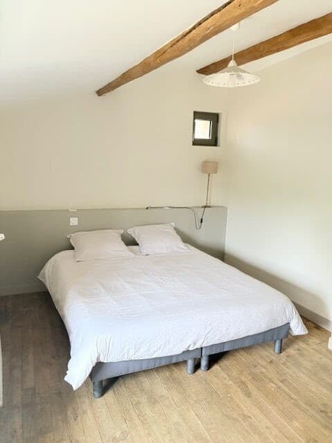 La chambre du gîte Mélusine des Logis d'Eglantine