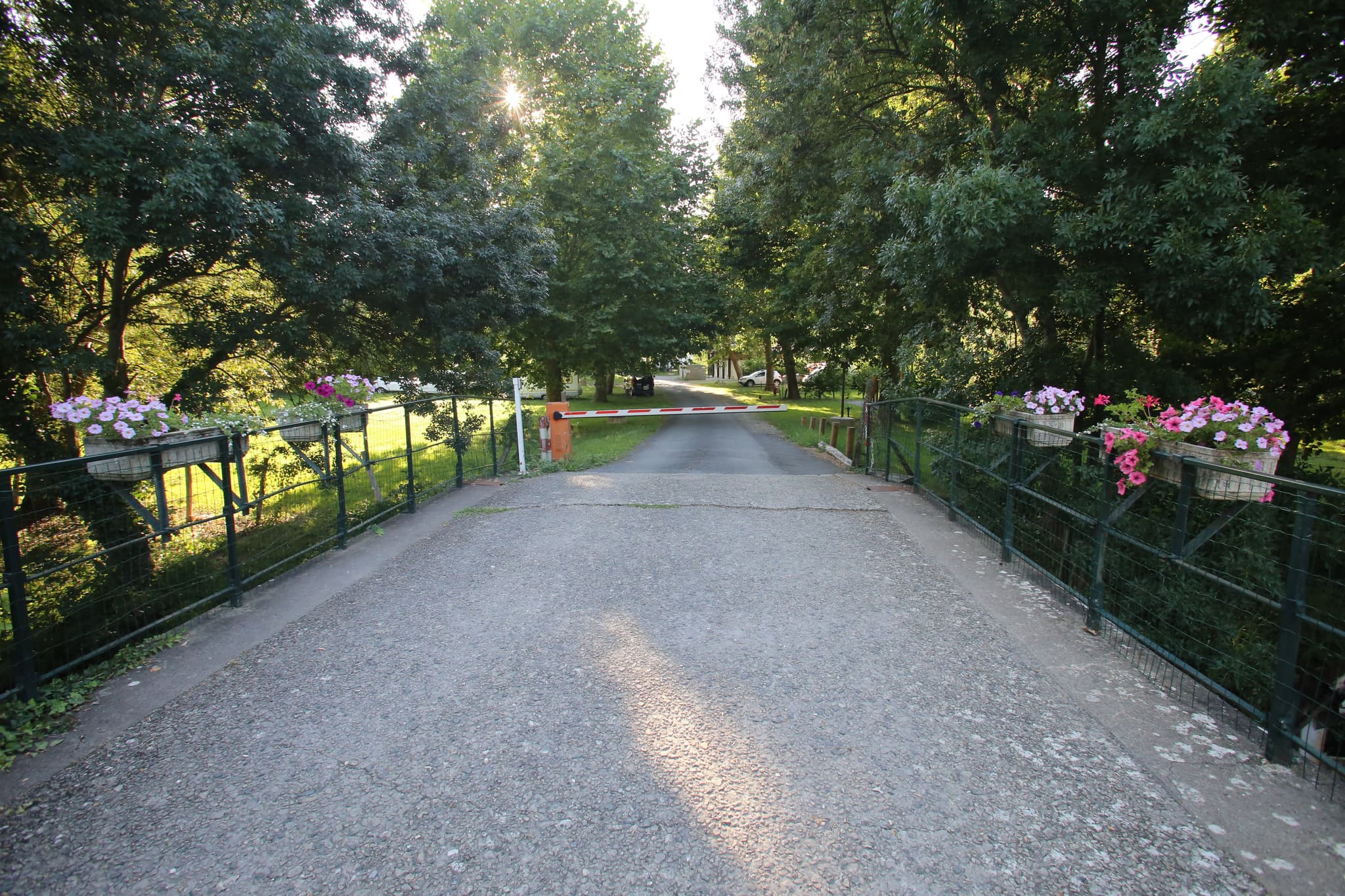 L'entrée du camping