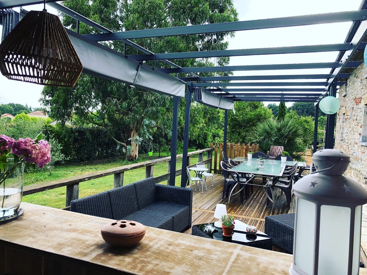 Terrasse et cuisine été