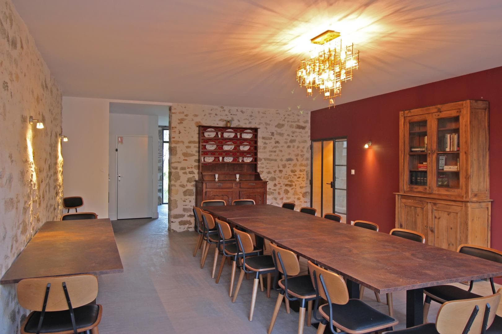 Gite du Presbytère de Thiat commune de Val-d'Oire-et-Gartempe,séjour repas_4