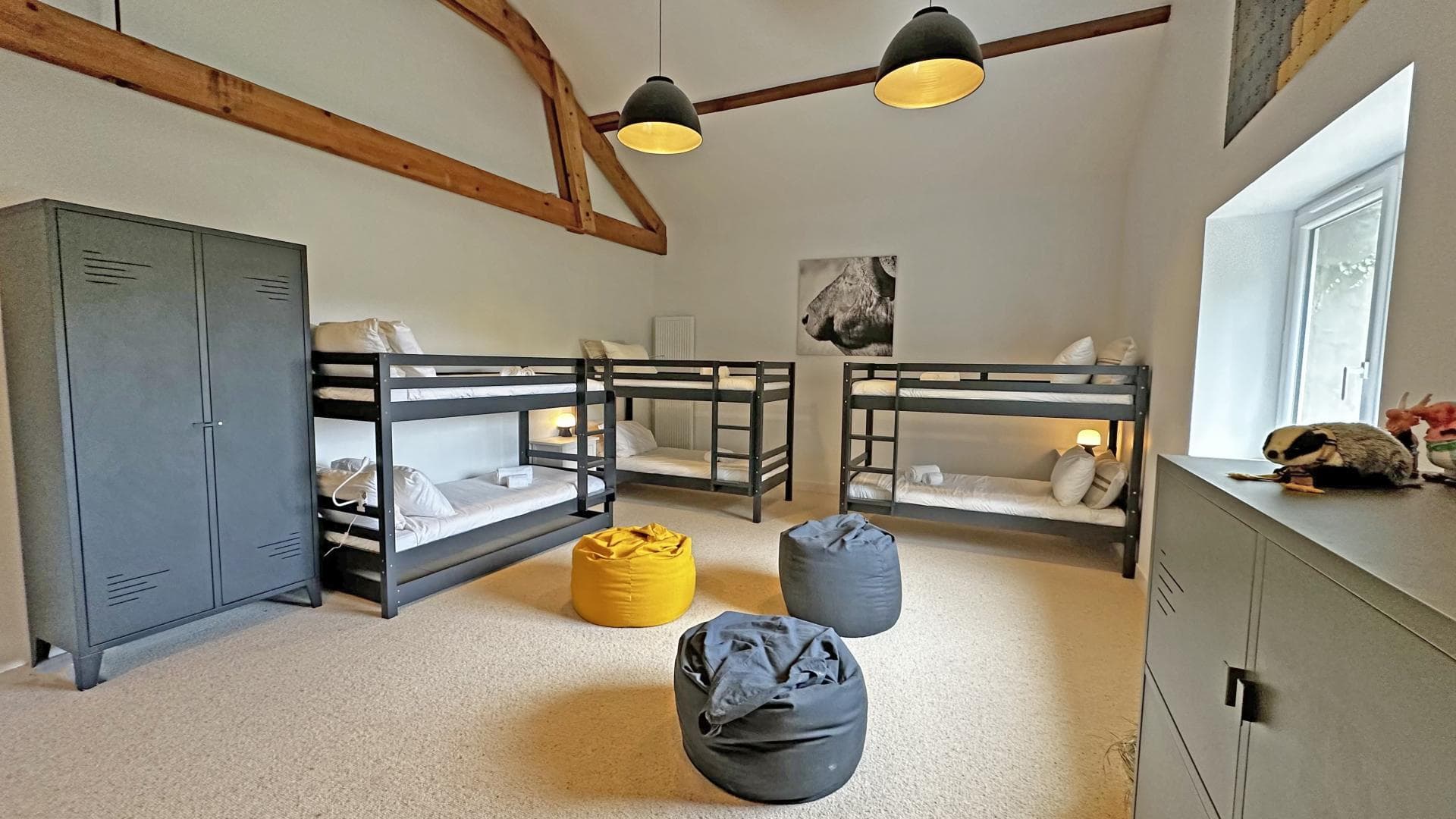 Les Granges du Tais à Ambazac en Haute-Vienne (Nouvelle Aquitaine) - chambre 1 dortoir_28