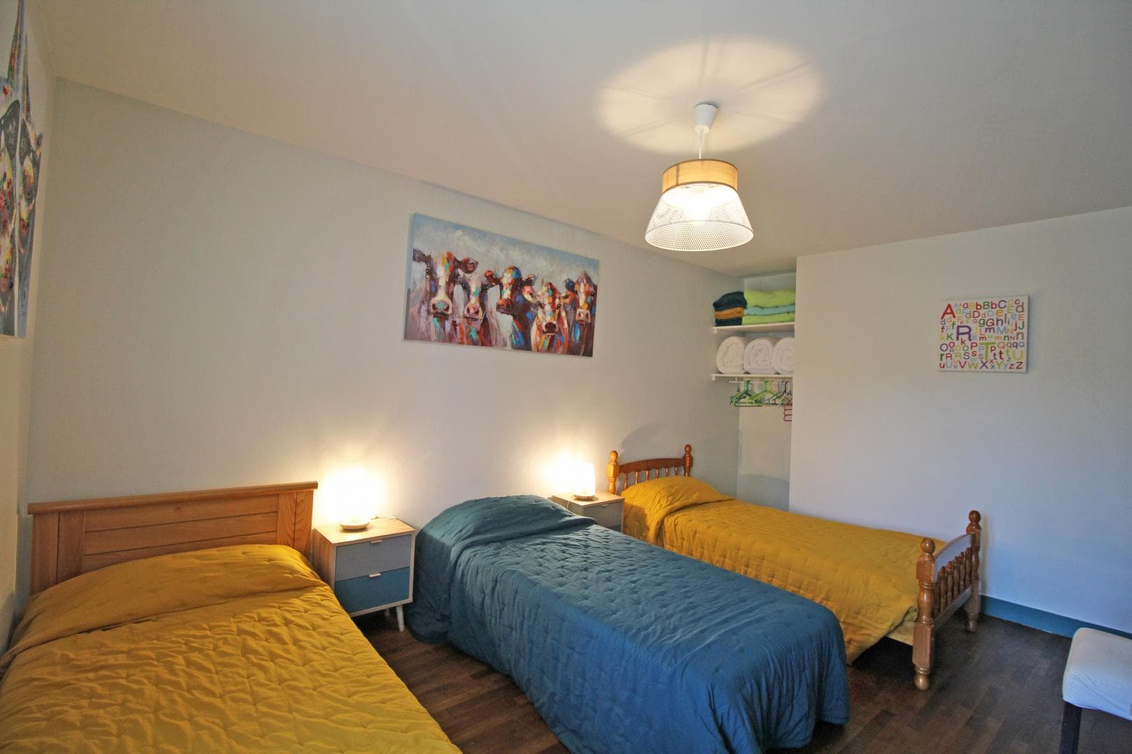 Gîte des Dâmes à Saint Léonard de Noblat en Haute-Vienne (Nouvelle Aquitaine) - chambre étage_38
