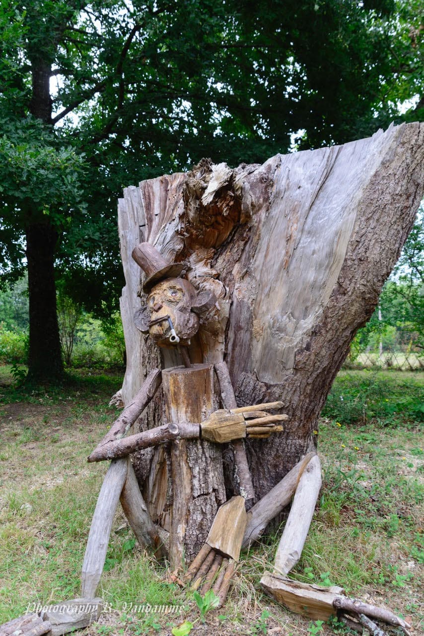Les sculptures du parc