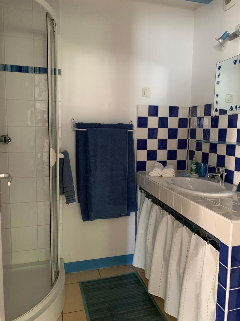 La salle de douche