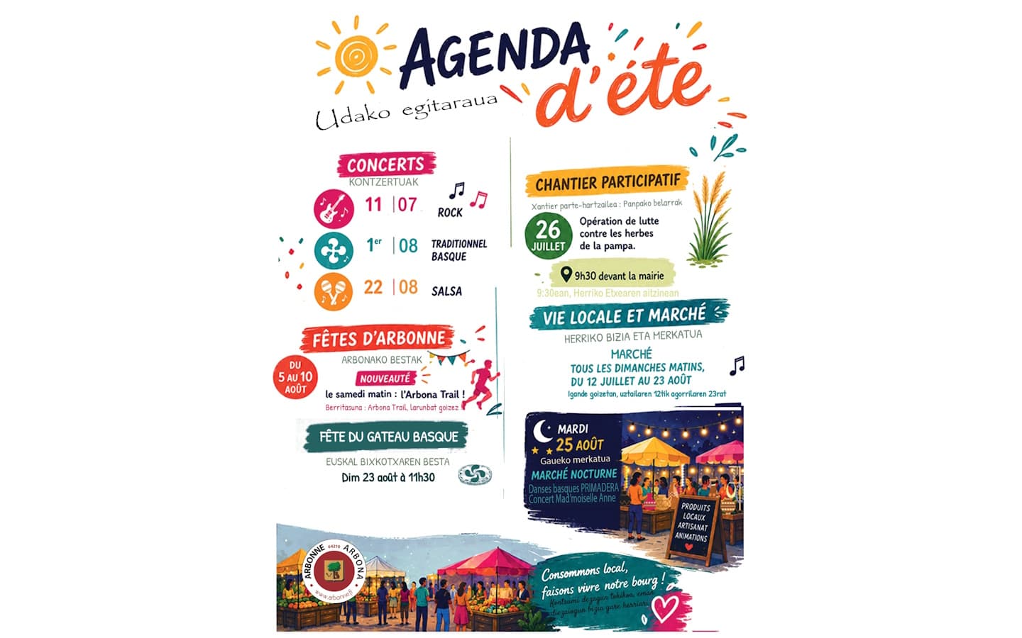 AGENDA ETE ARBONNE 1440 900