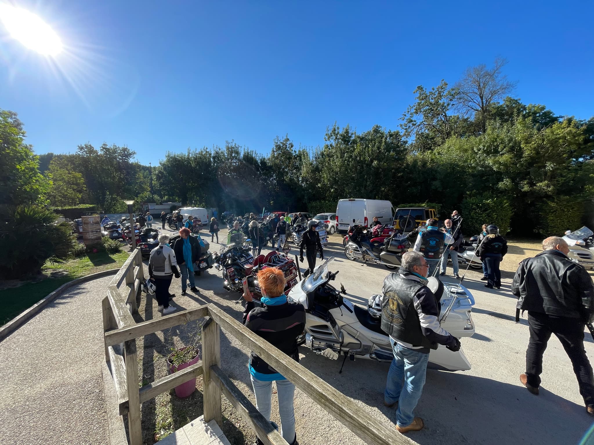 Accueil groupe Goldwing Club Camping la Venise Verte