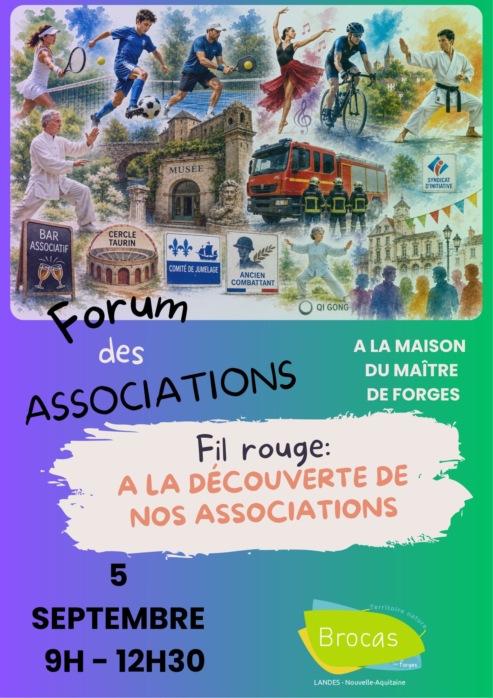 Affiche Forum Associatif Brocas