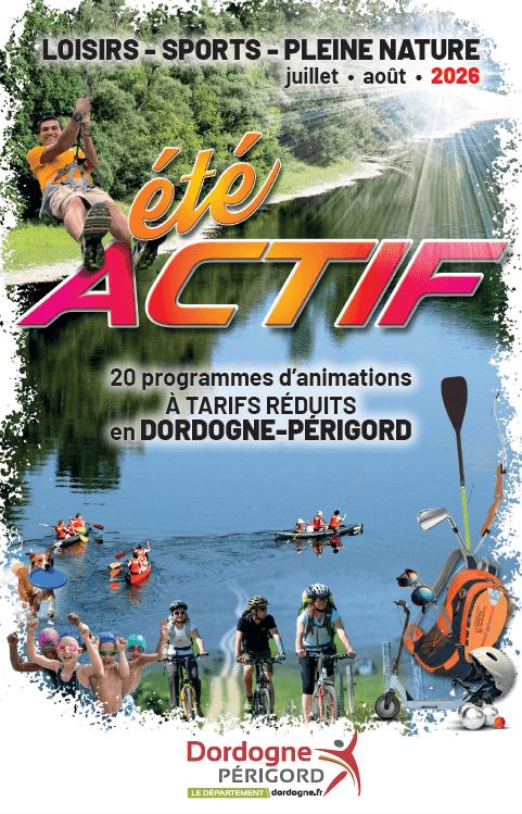 Affiche été actif 2026
