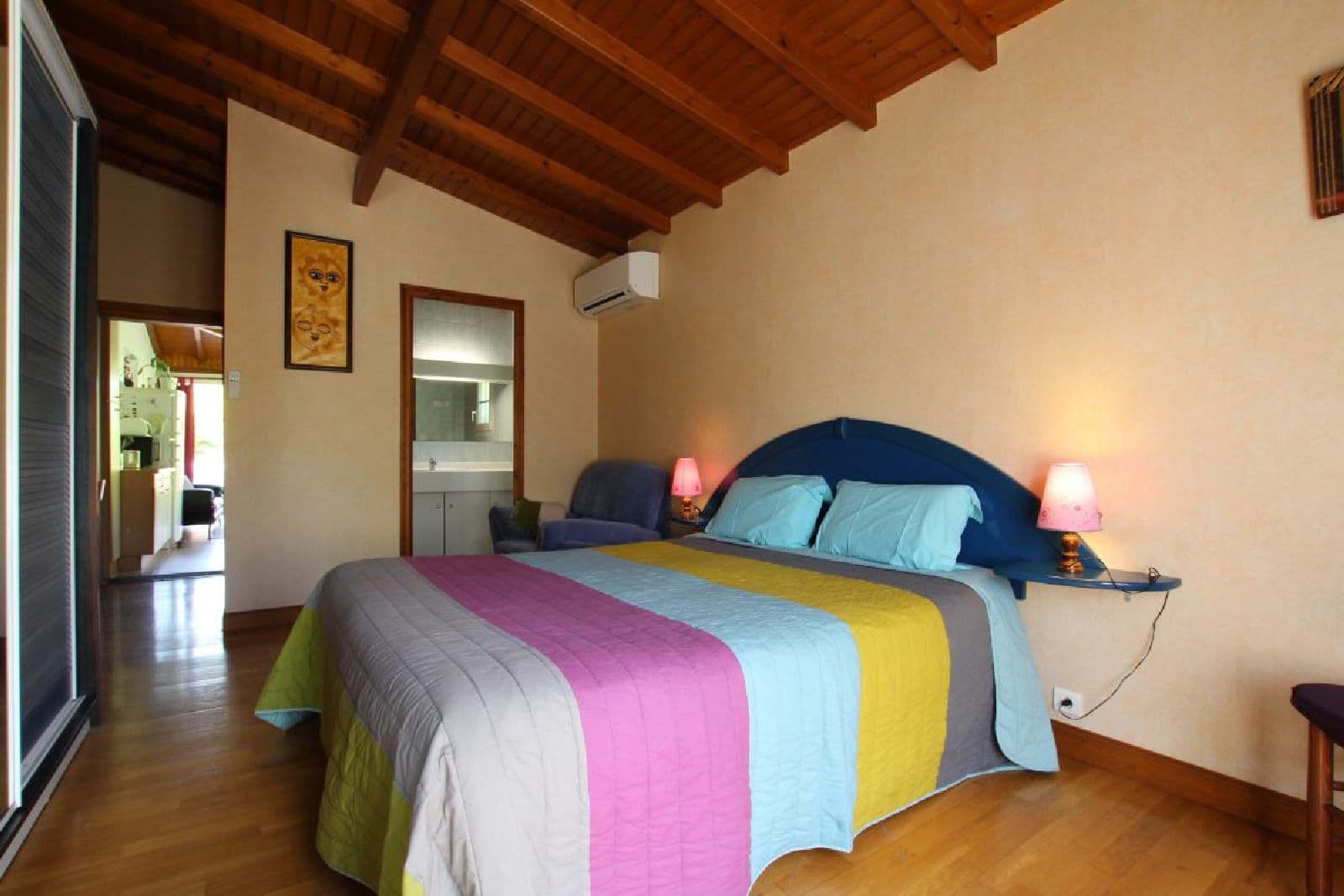 Appartement Cotabarren etage chambre lit double - Uhart Cize