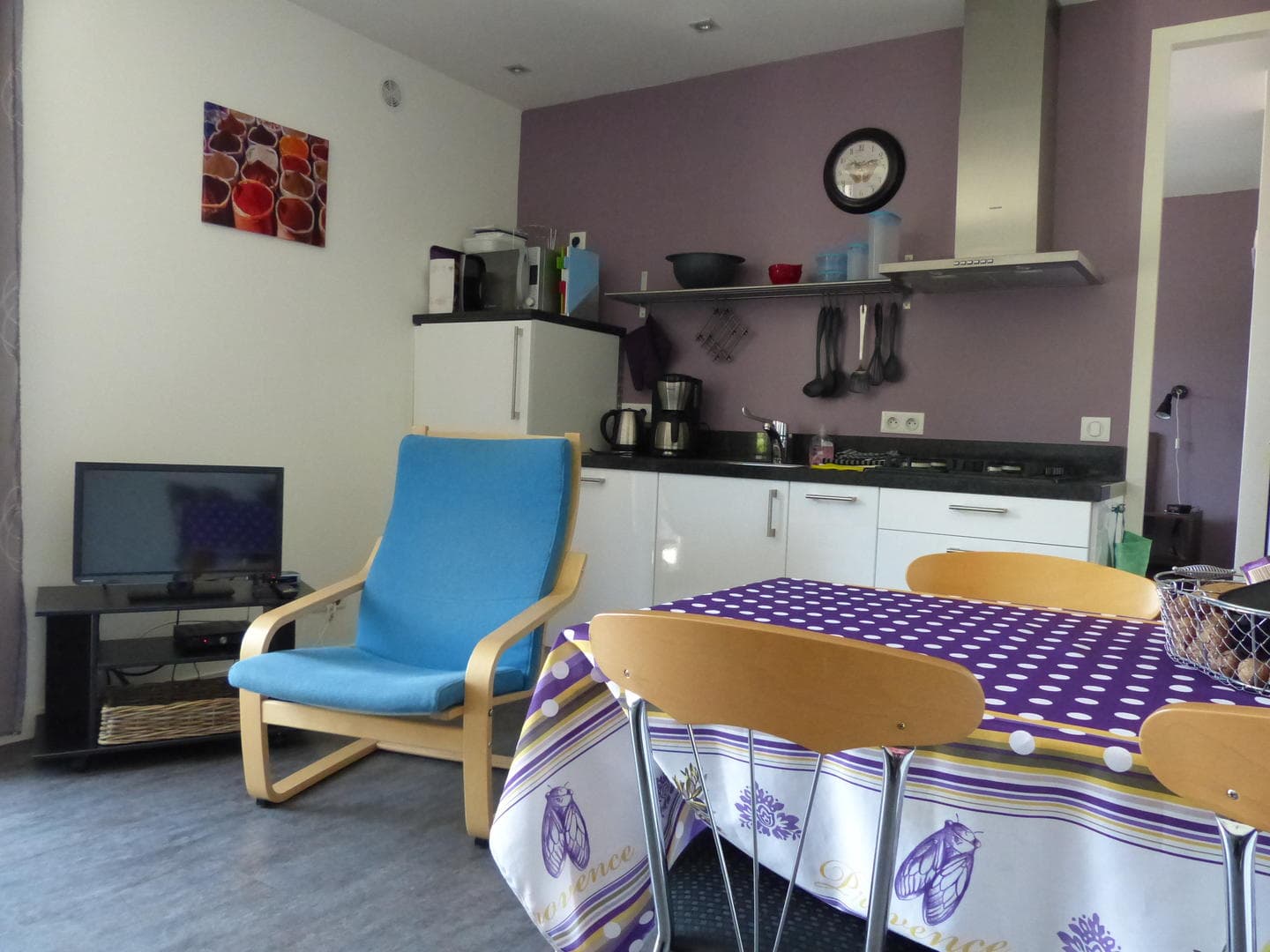 Appartement la Figue, cuisine, l'Ancien Vignoble