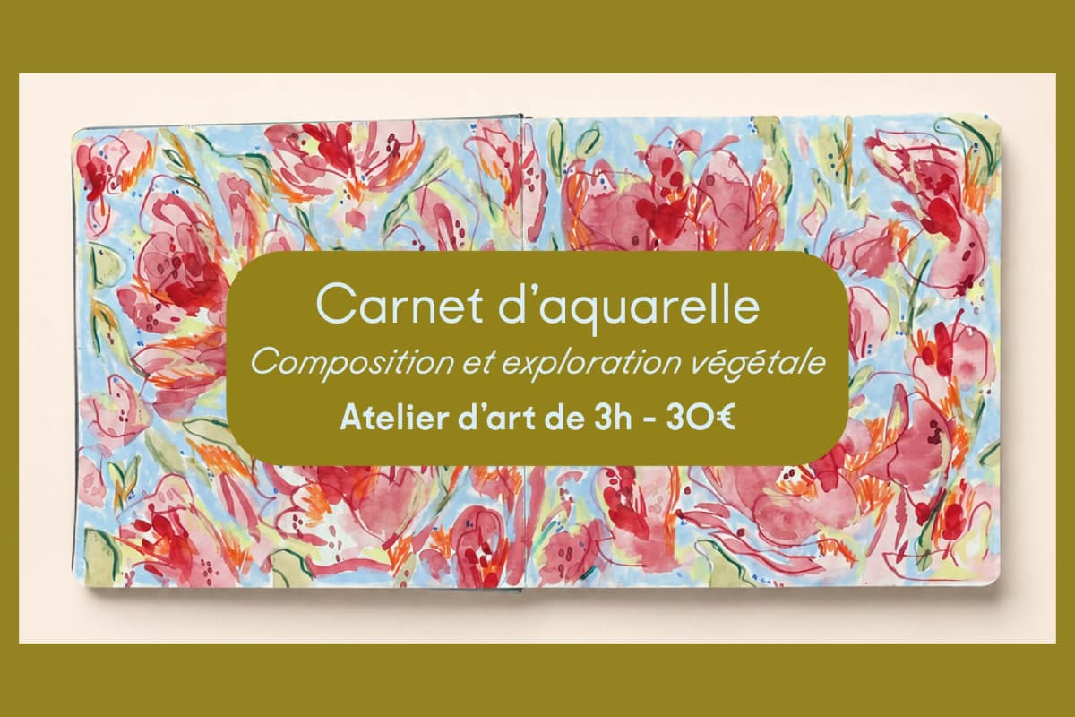 Atelier carnet aquarelle Brine 2 sept 26 Eymet vignette