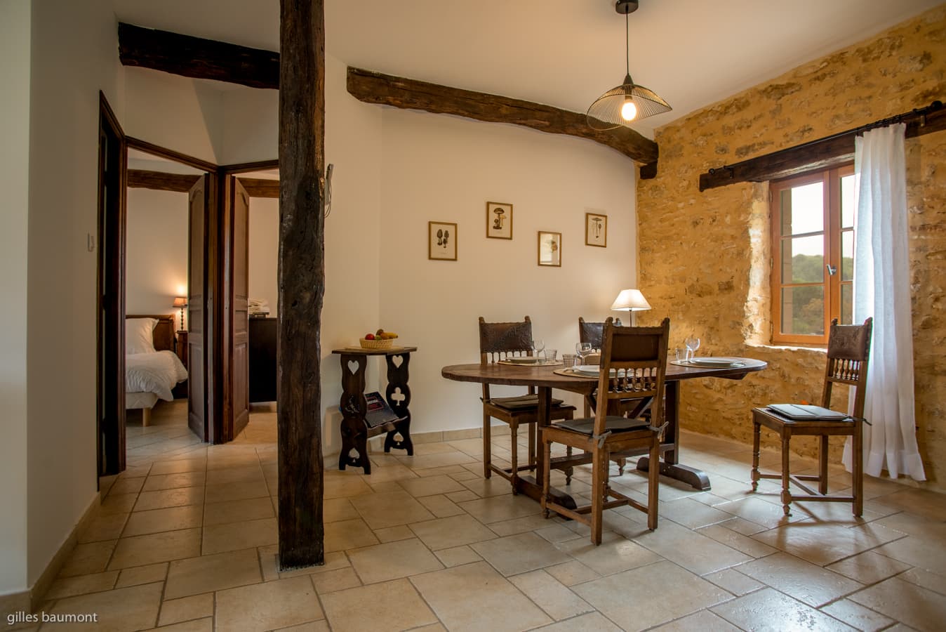 Gîte le Bois - salle à manger