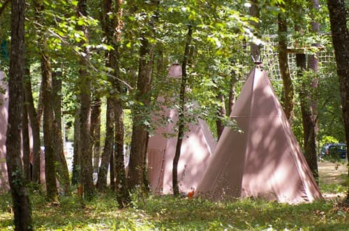 Camp tipi Cap Cauderoue Barbaste