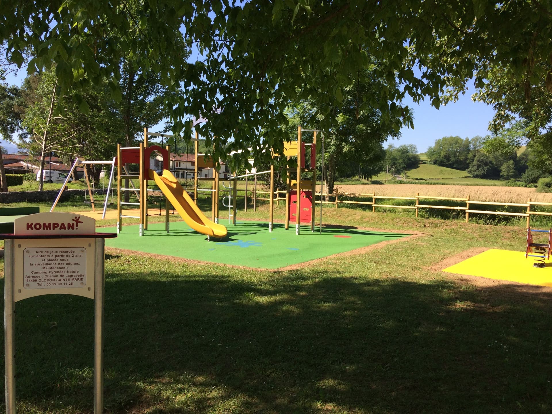 Camping Pyrénées Nature - Espace enfant