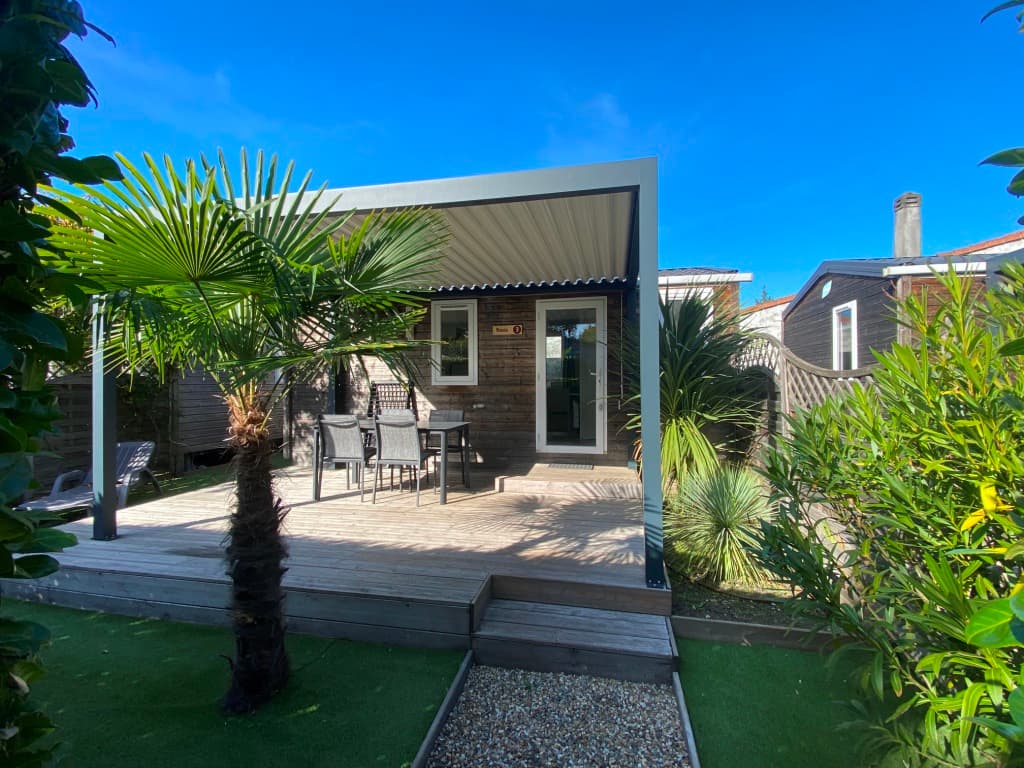 Camping les écureuils - Arès - Bassin d'Arcachon - Exterieur Premium 24m2 2022 (7) - web
