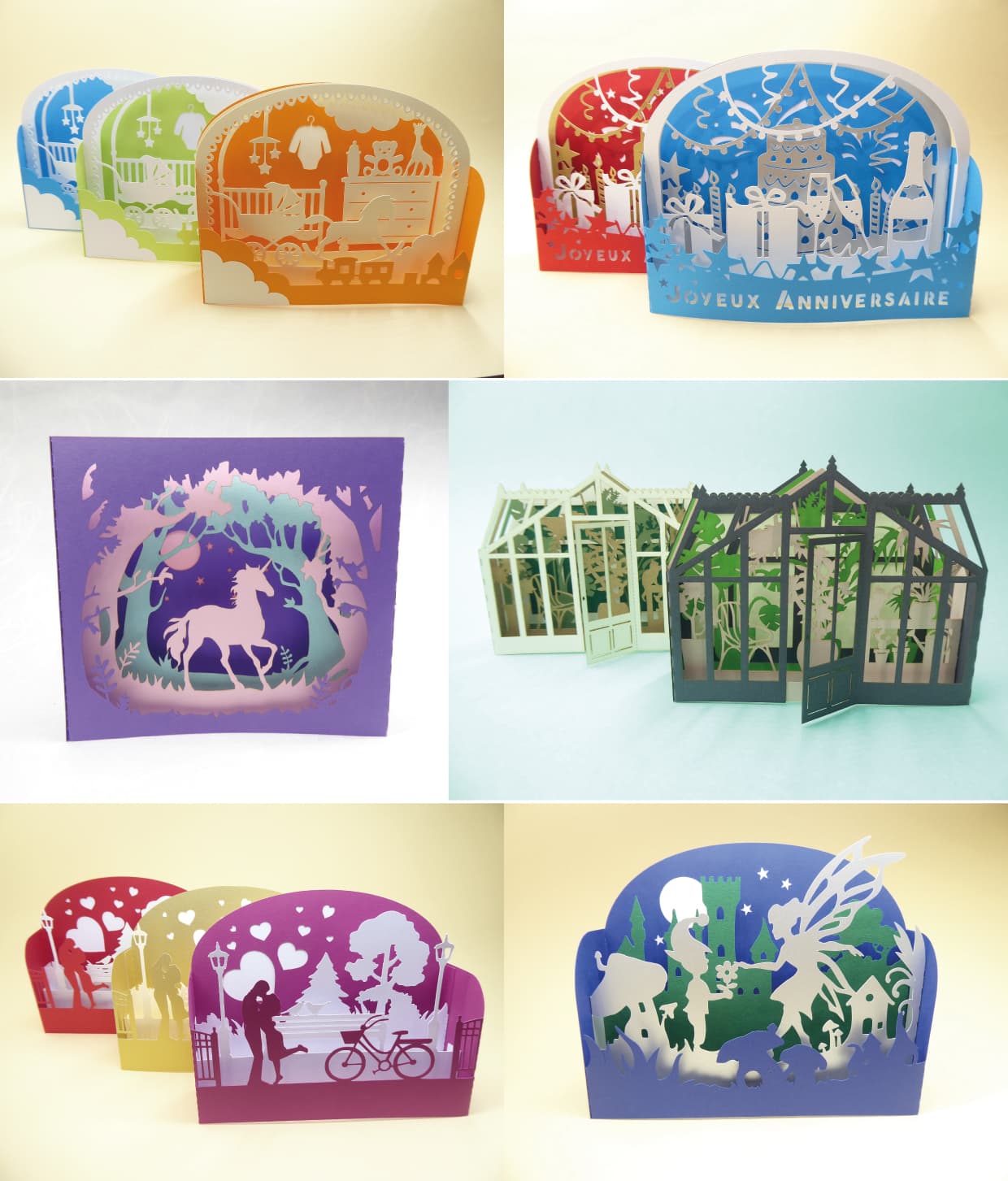 Carte diorama à la vente