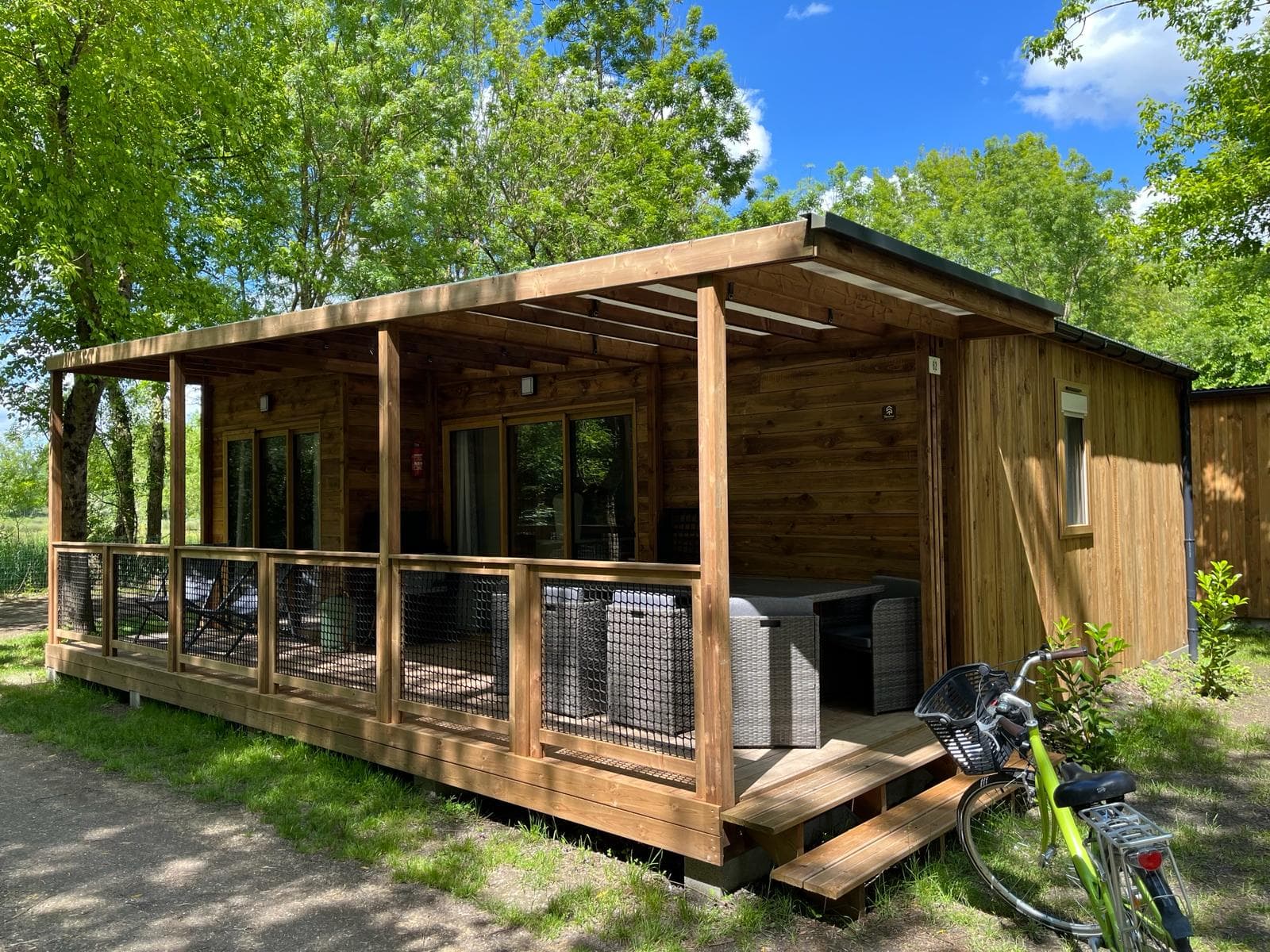 Chalet prestige 60m² 6-7 personnes - Camping la Venise Verte à Coulon
