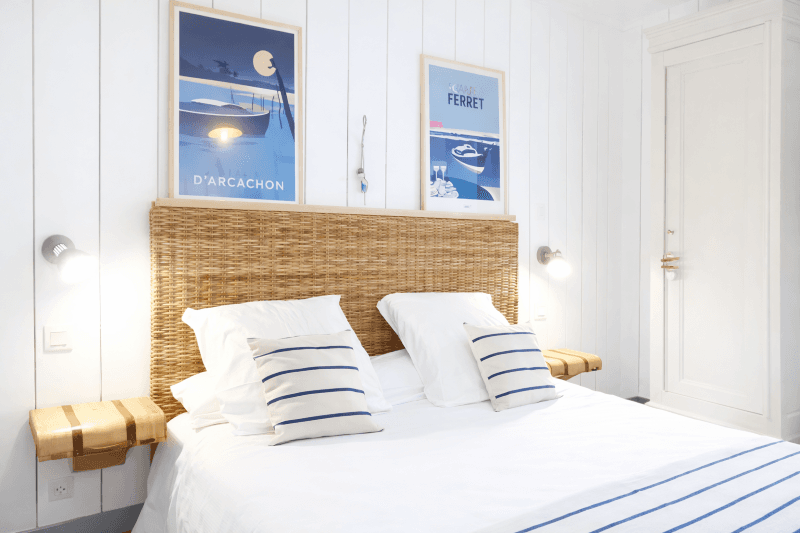 Chambre aux accents côtiers et lumineux