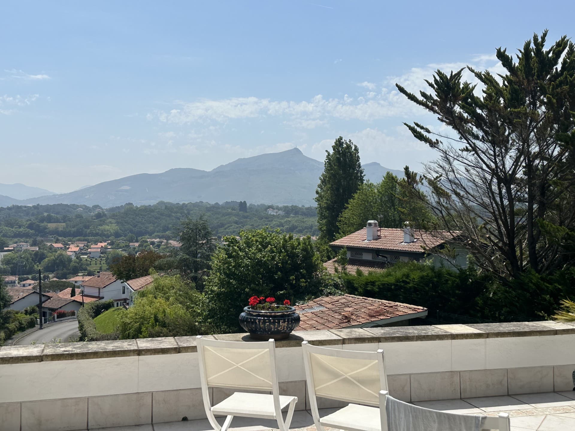 Chambre d'hôtes Gain-Eder - Vue de la chambre 1