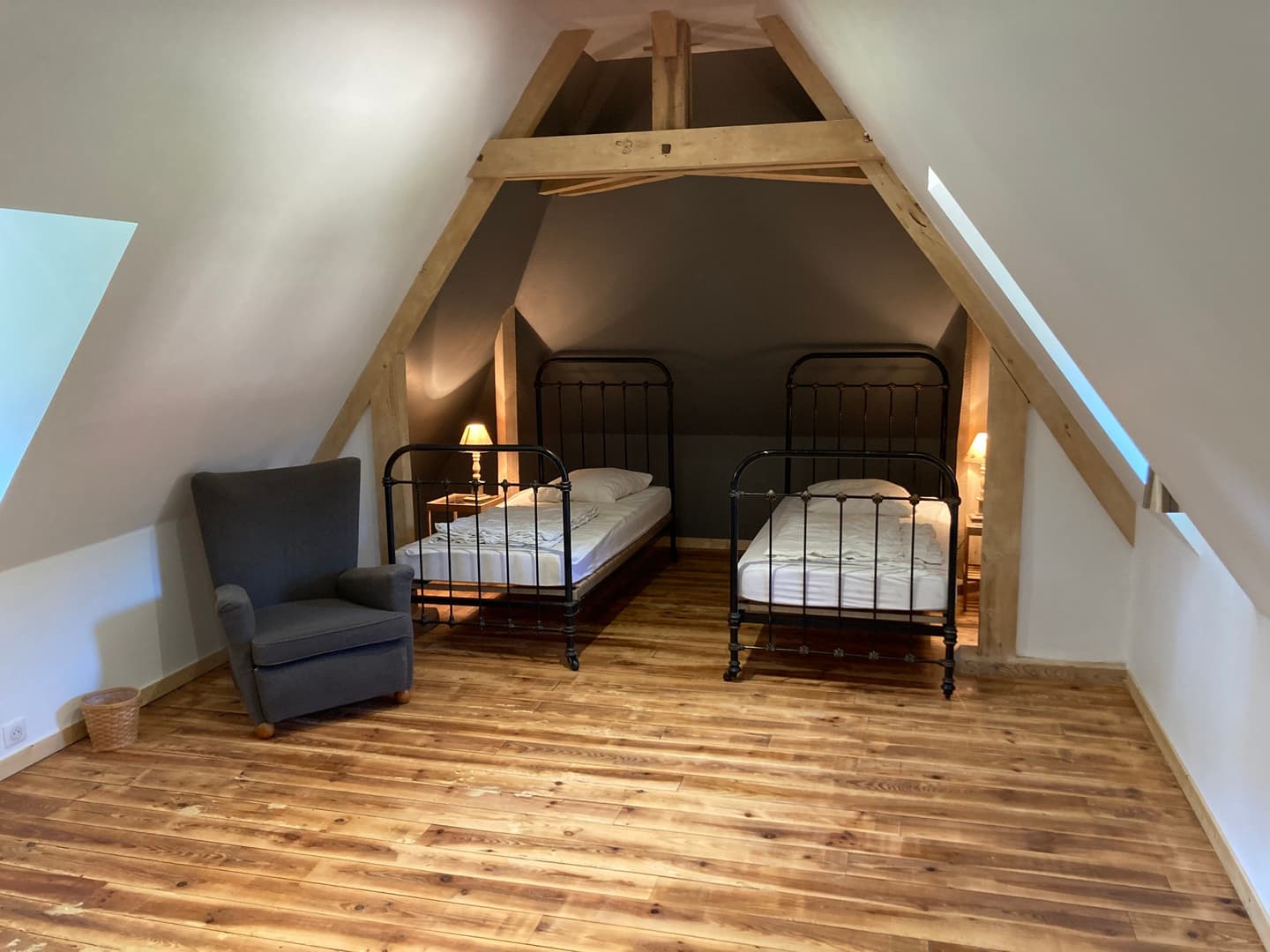 Chambre deux lits