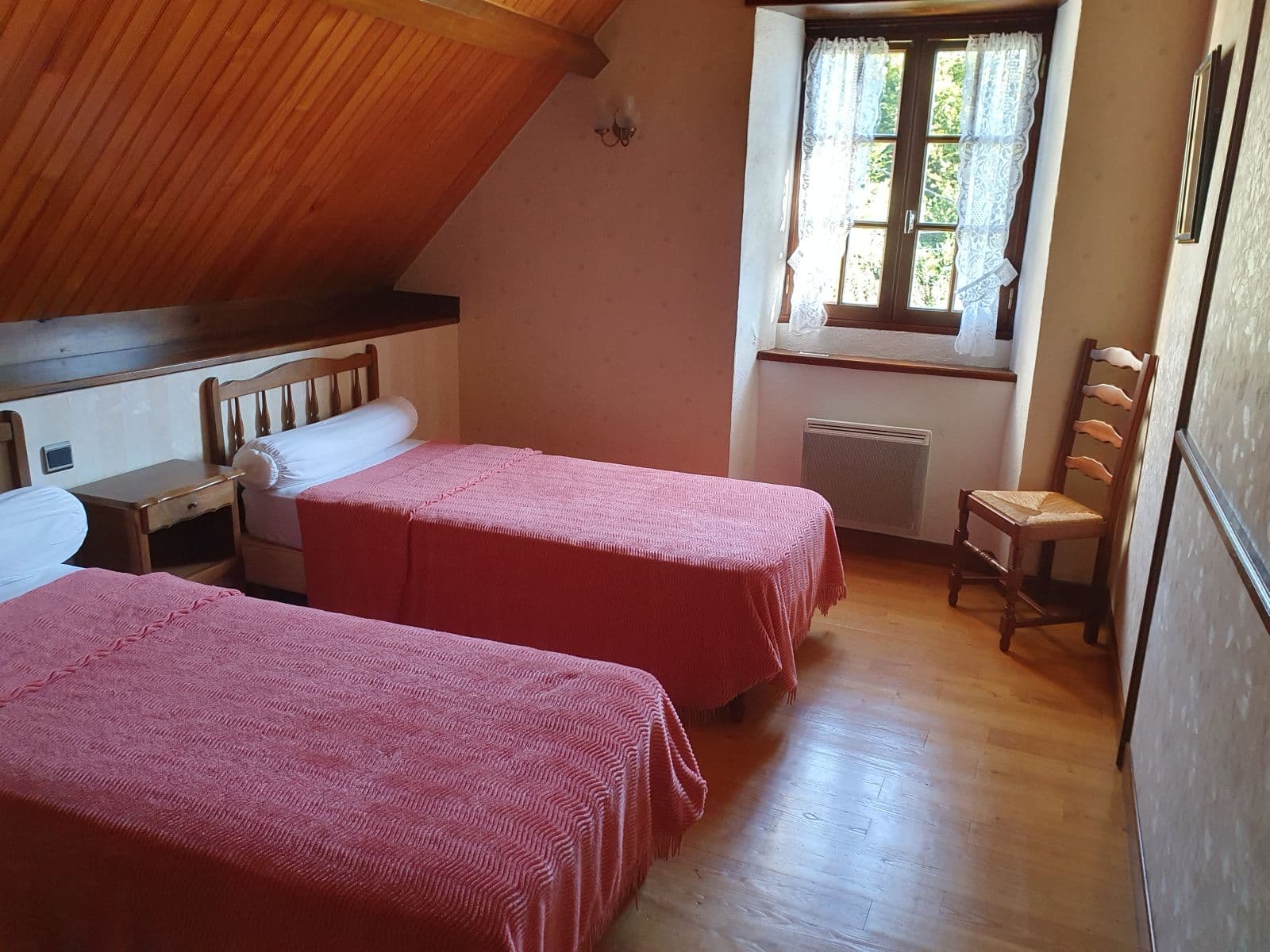 Chambre lits simples