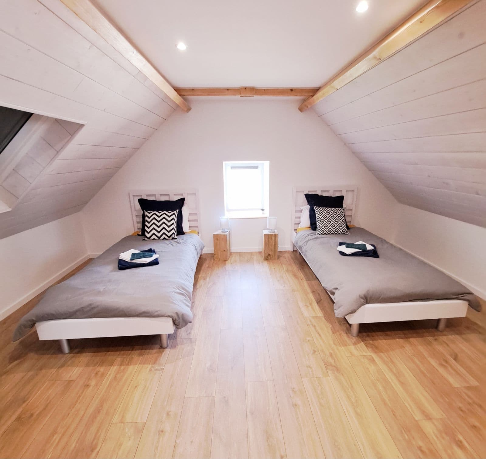 Chambre lits simples