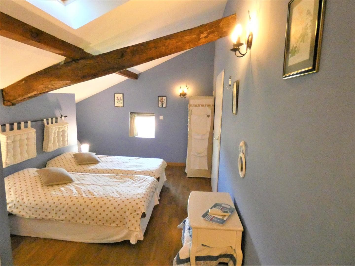 Chambres Les Bleuets qui peut être rajoutée à l'Appartement T2