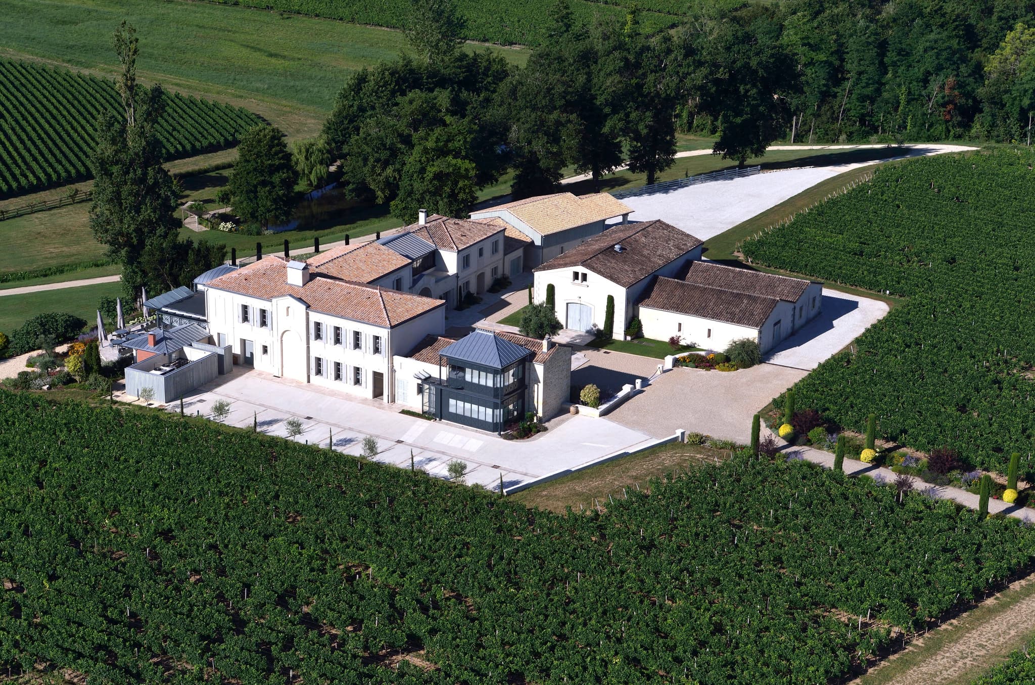 Chateau La Rose Perriere vue aerienne ©Stephane Klein
