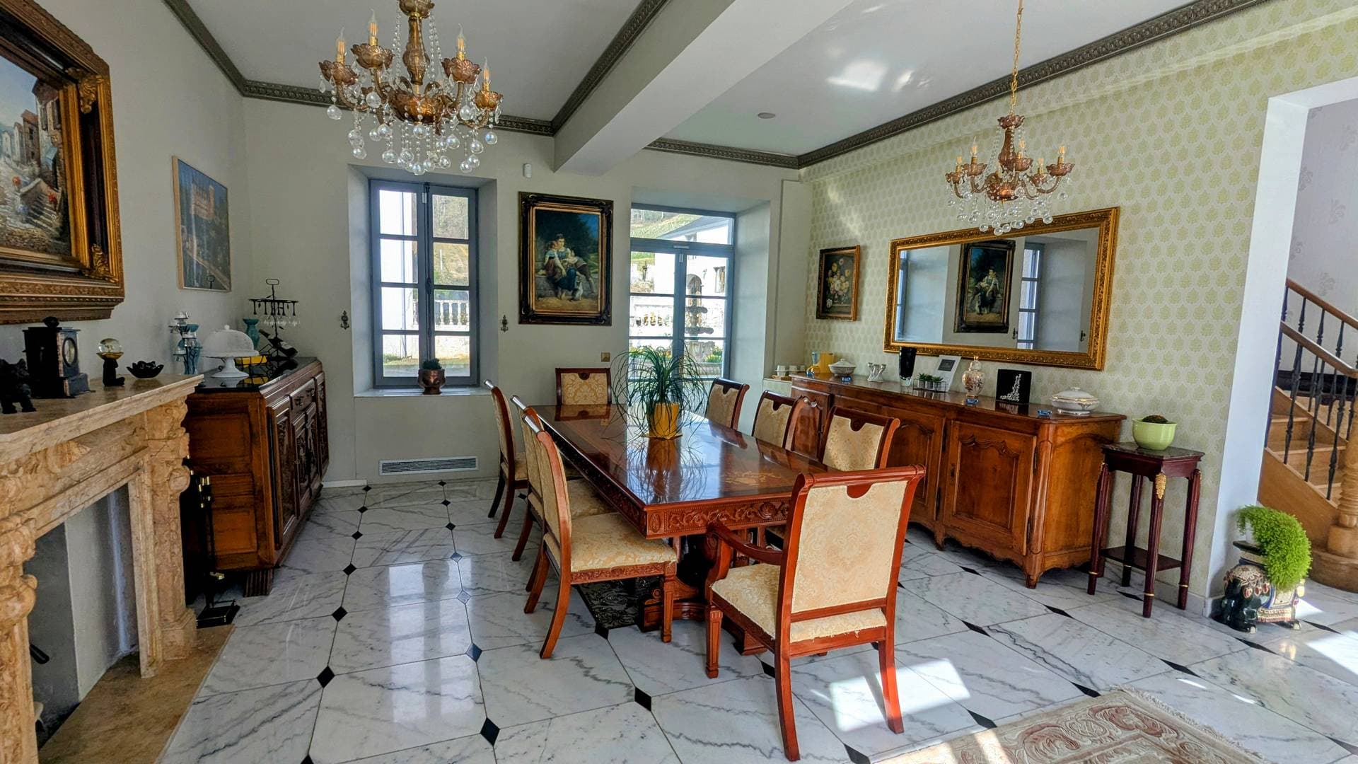 Chateau Roquehort salle à manger
