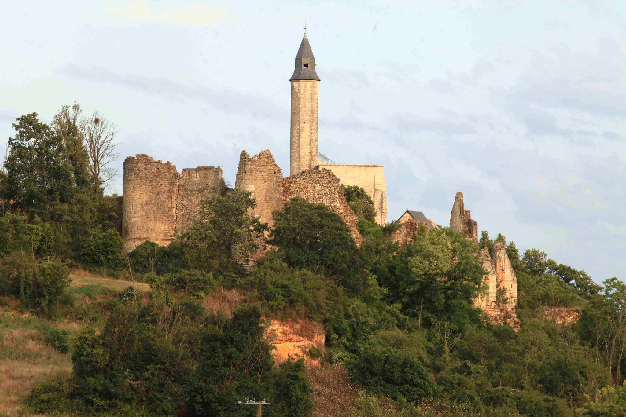 Château de Marmande vue NW