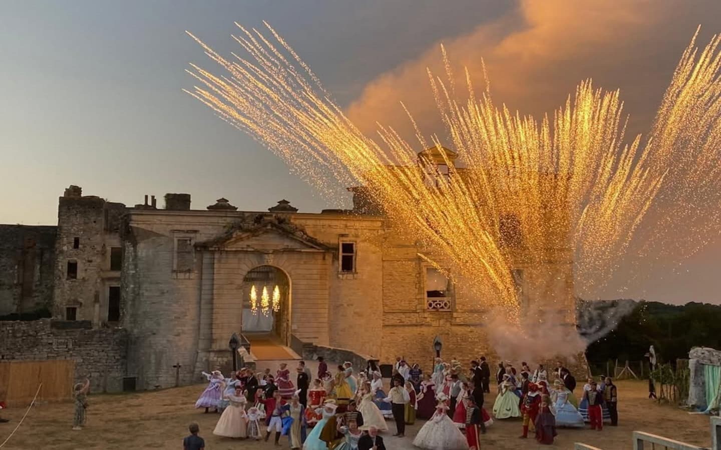 Spectacle historique chateau de Bidache 2025 - Chateau lumière