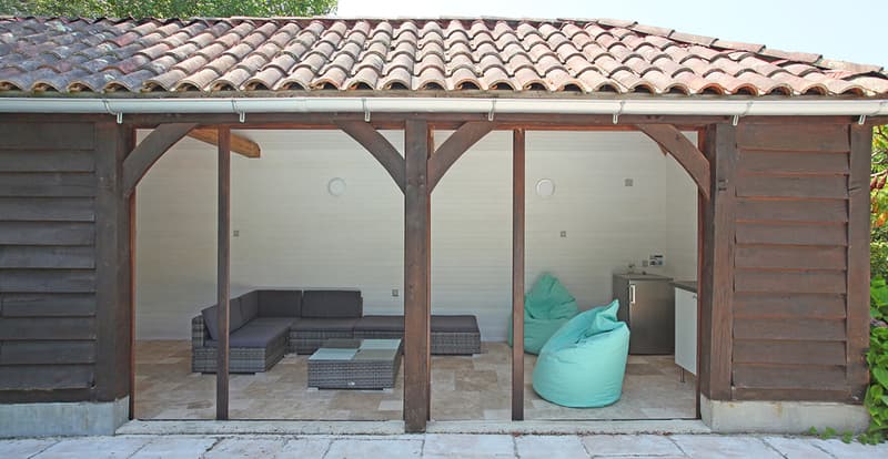 Gîte Chauprades - pool house