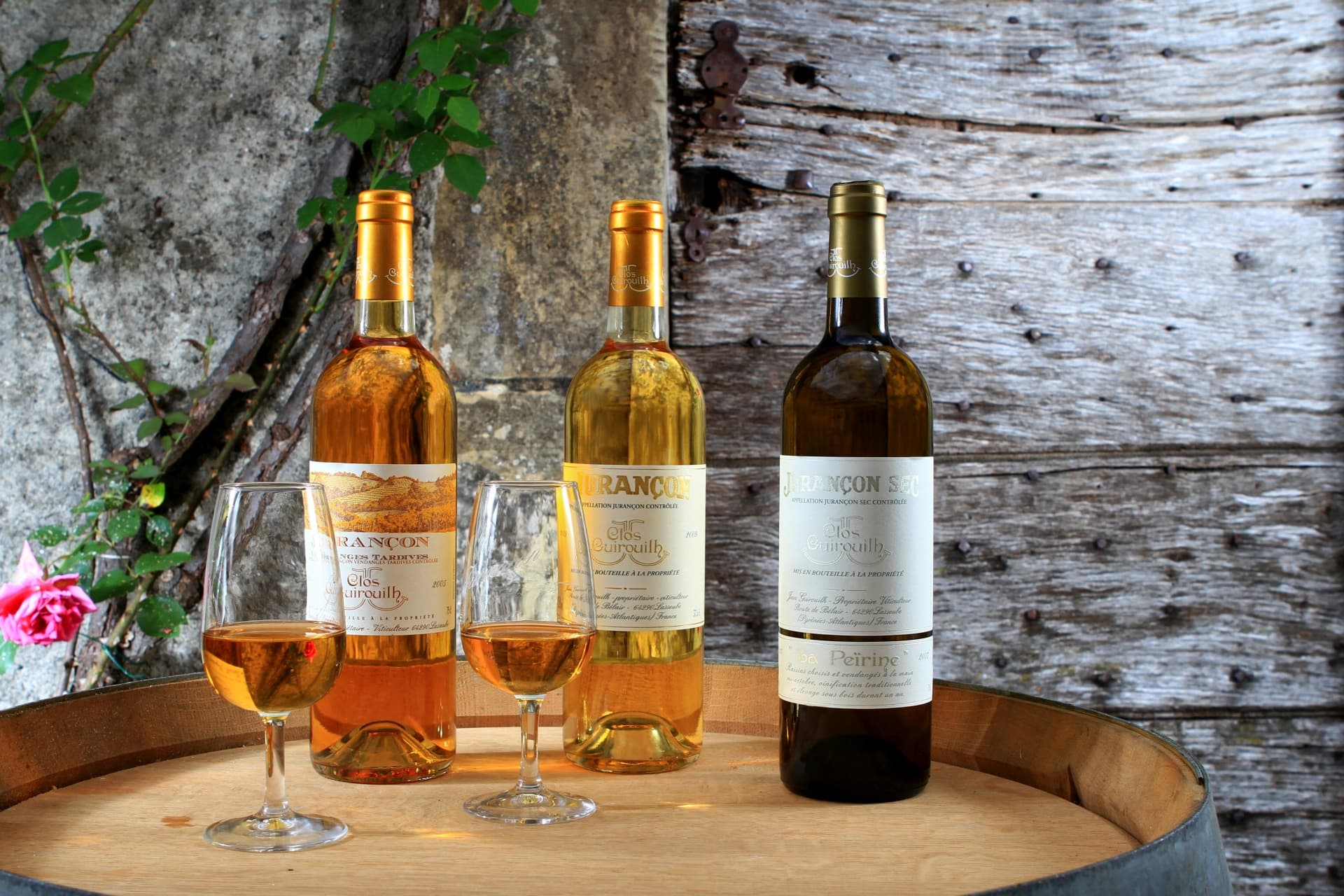 Jurançon doux, sec et vendange tardive au Clos Guirouilh à Lasseube