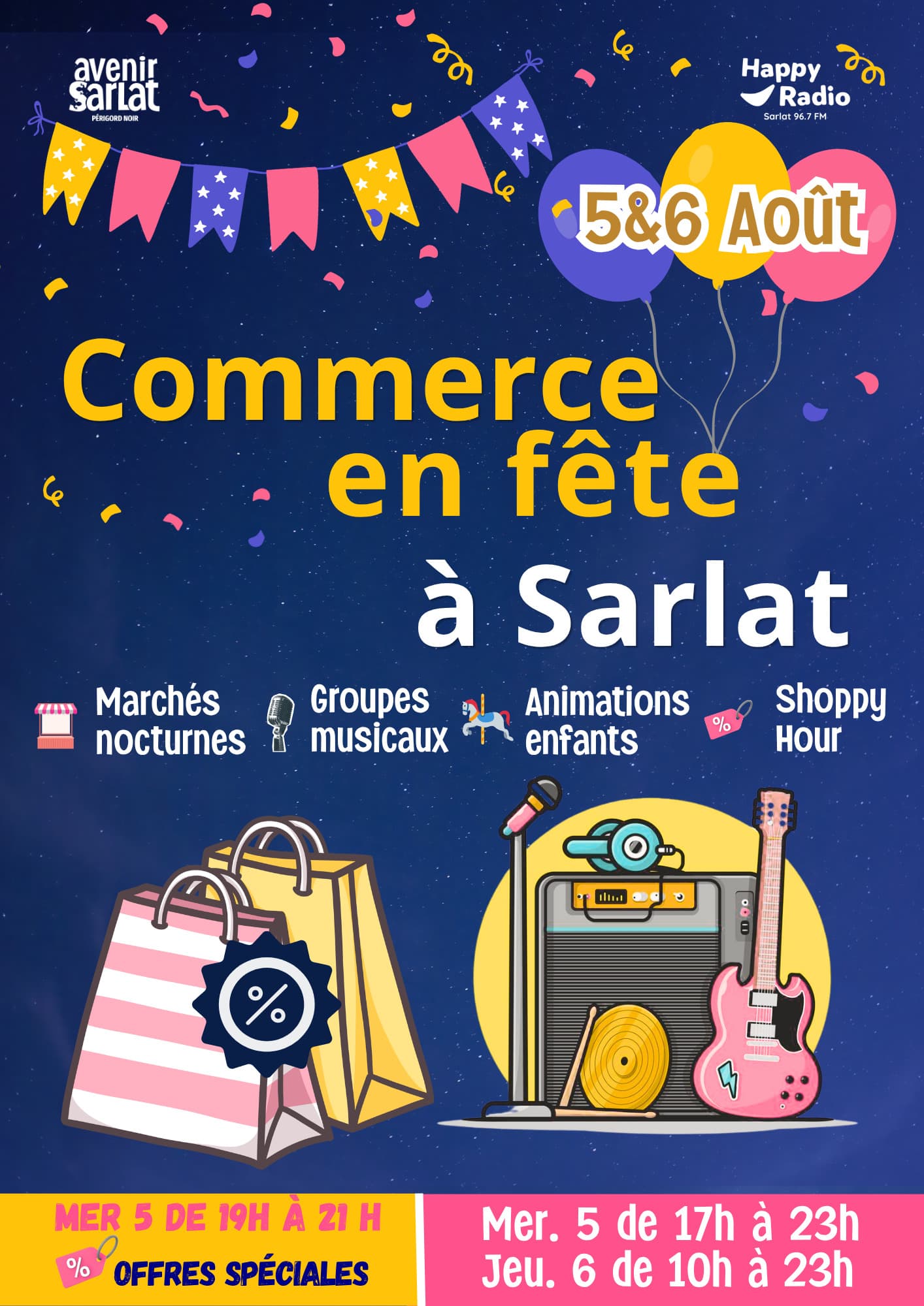 Commerces en fêtes