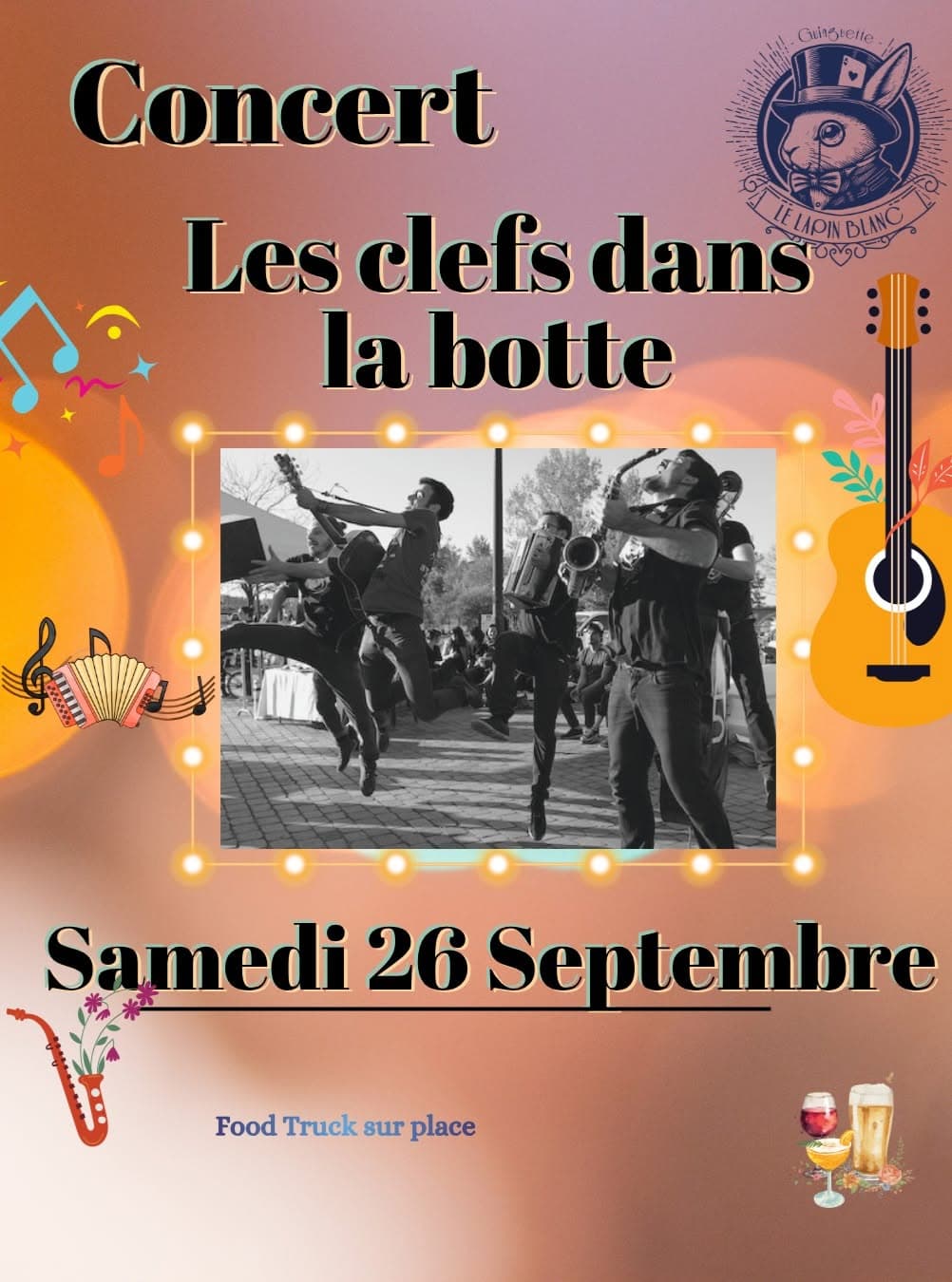 Concert Les clefs dans la botte Le lapin blanc