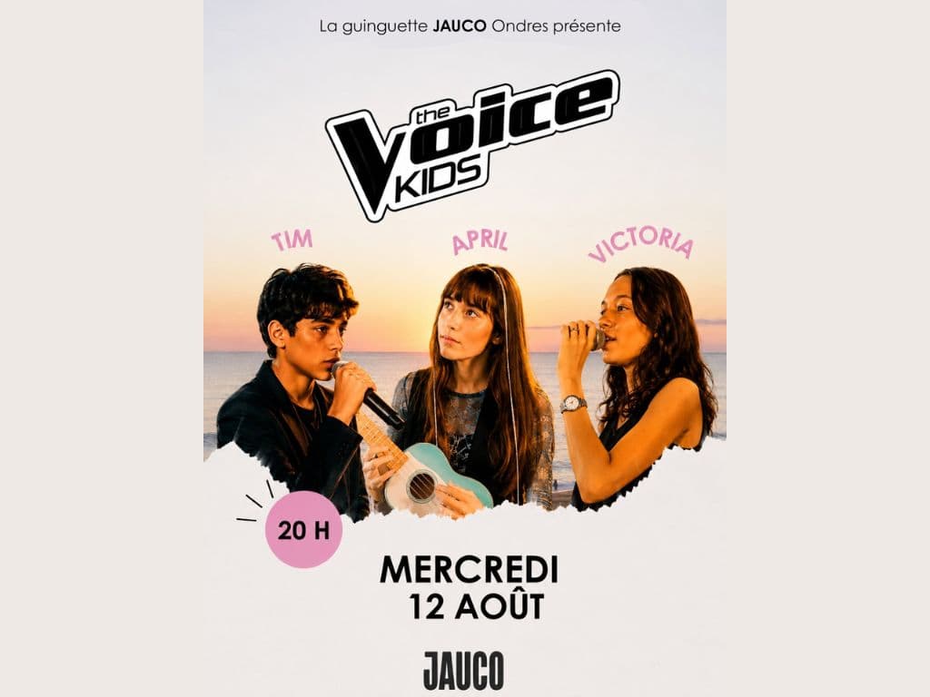 Concert The Voice Kids Guinguette Jauco
