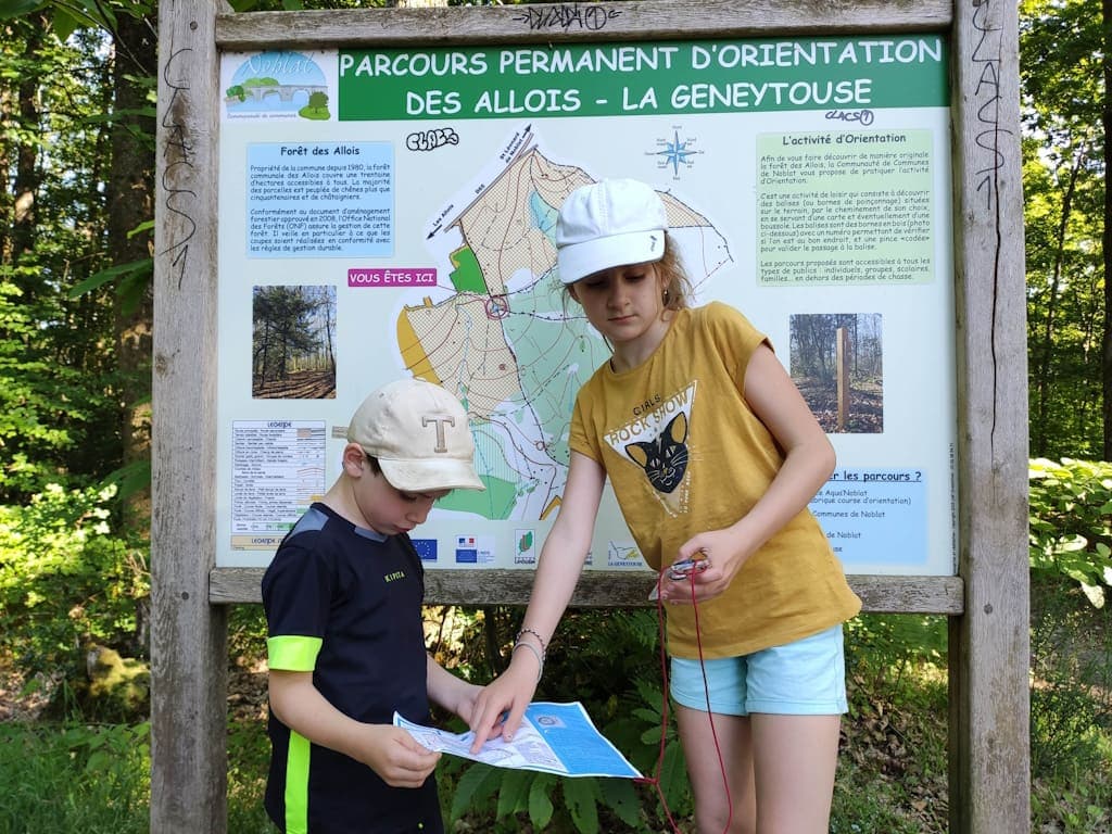 Course d'orientation dans la Forêt des Allois