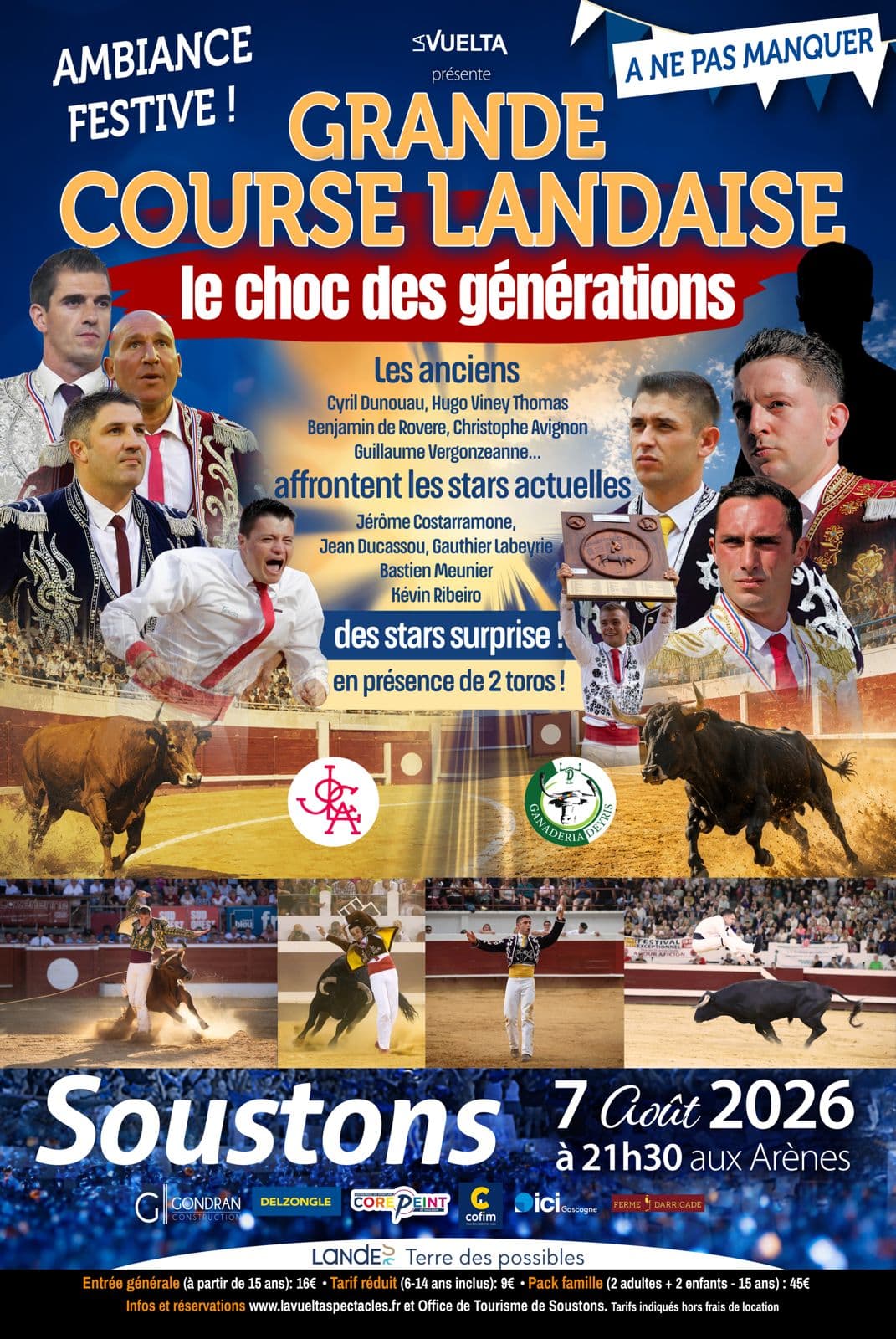 Course landaise des fêtes 2026