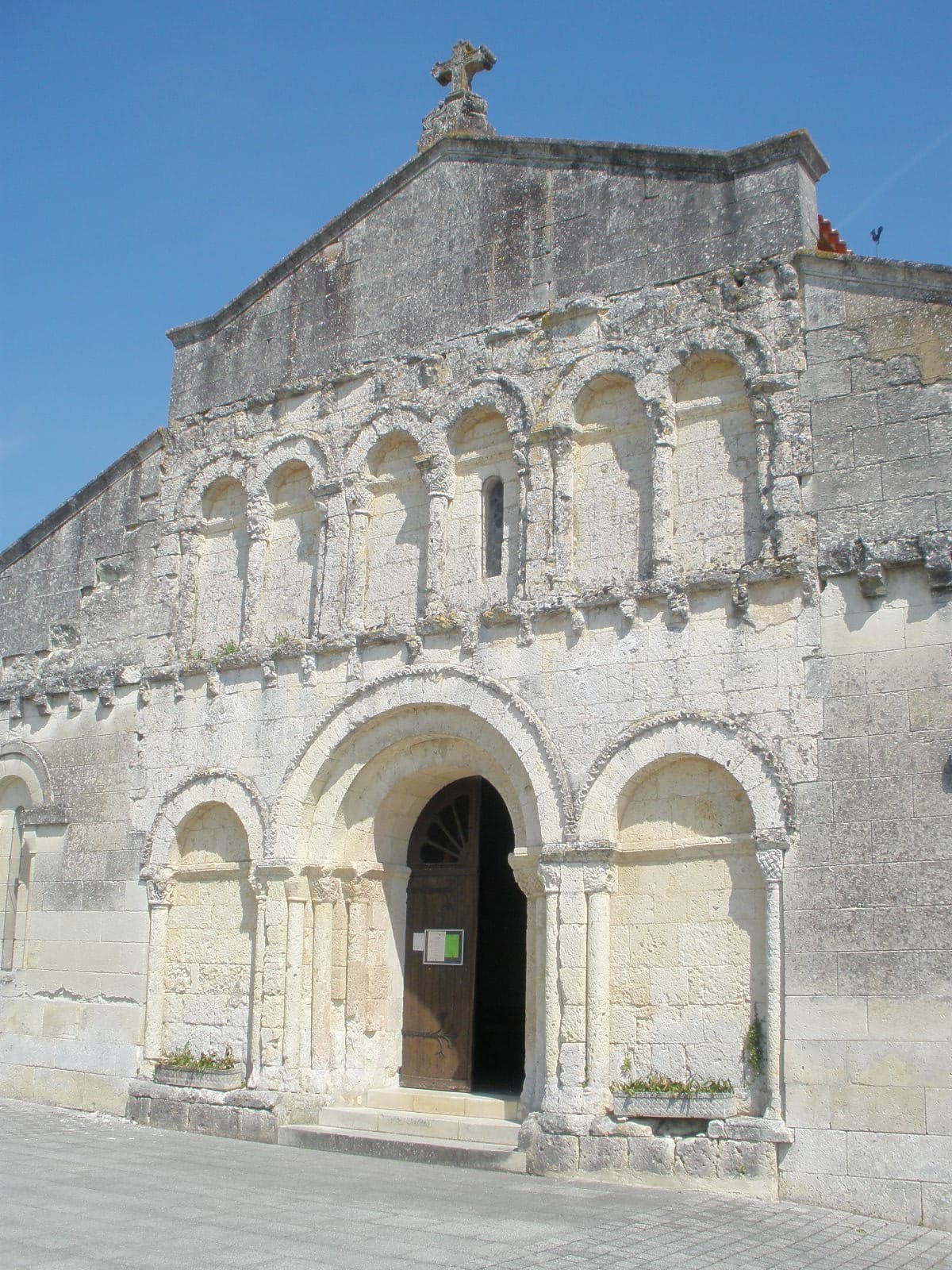 Église Sainte-Eulalie de Saint-Aulaye - Façade