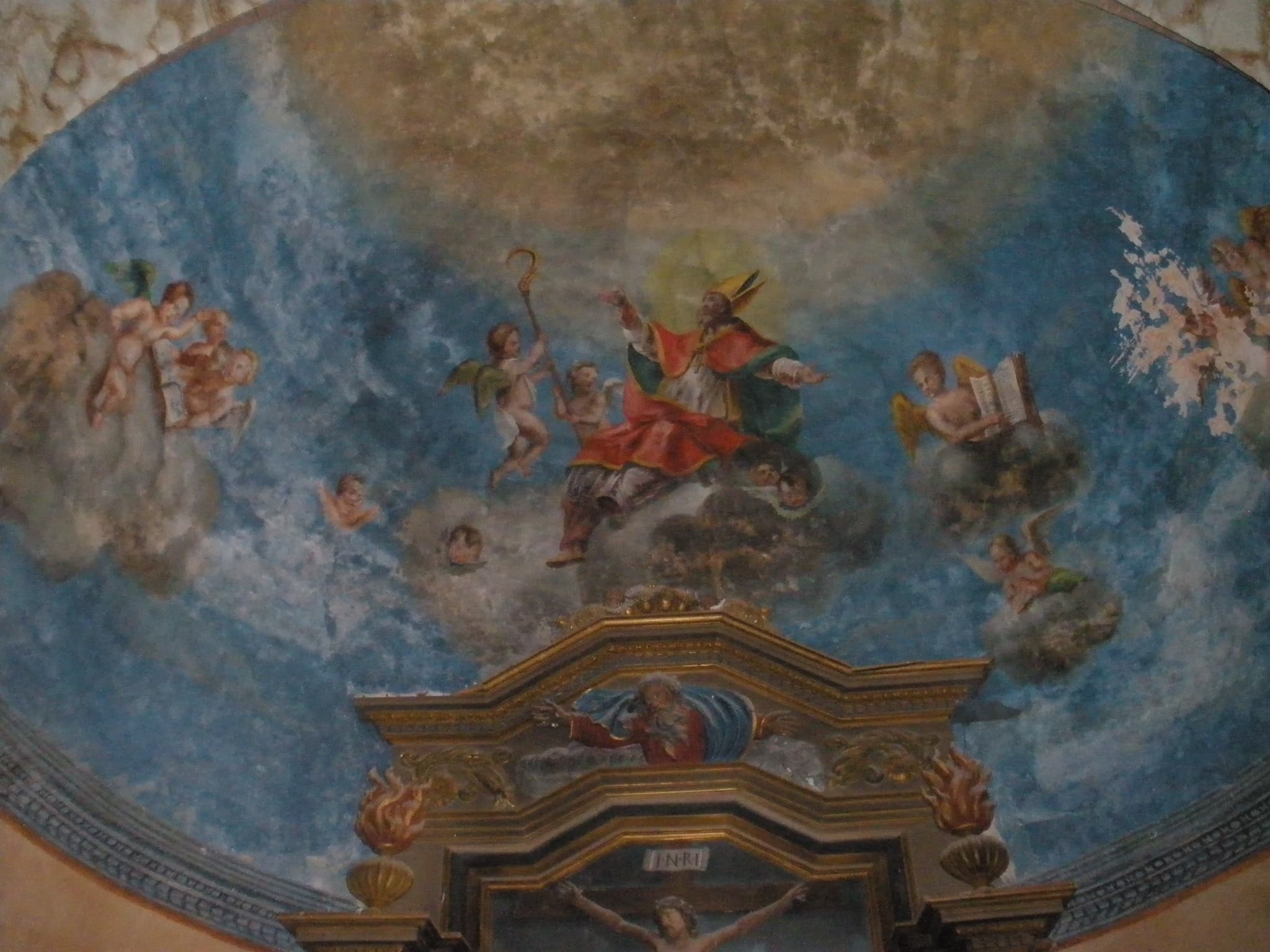 Eglise Saint-Martin de Festalemps - Peintures Intérieures