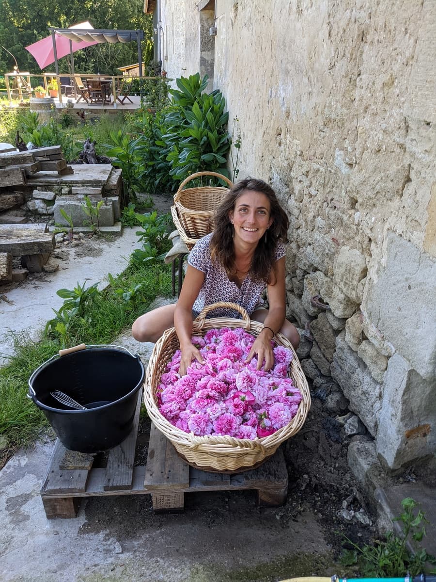 Eva Timone et ses fleurs