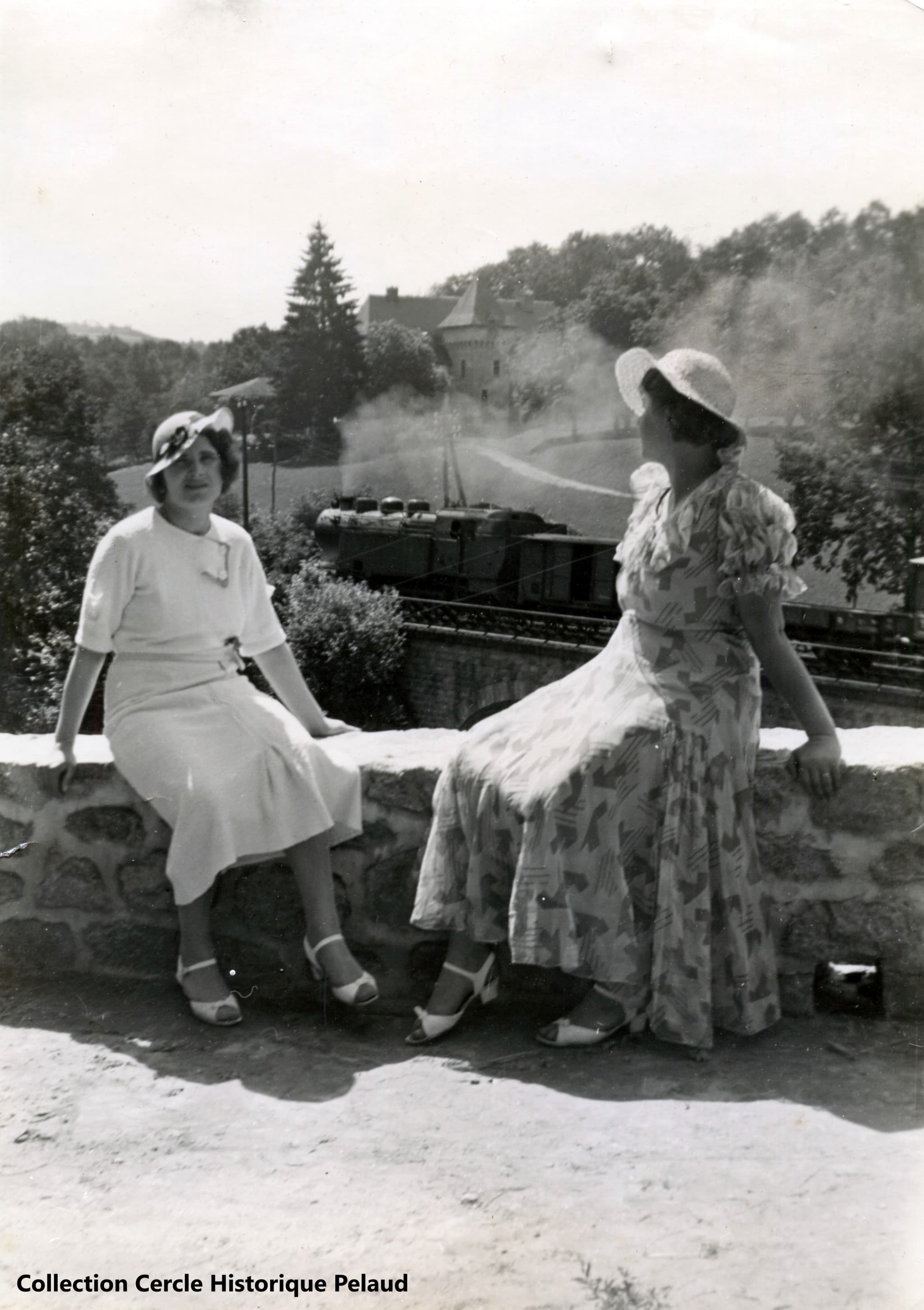 Eymoutiers Font Macaire train à vapeur Années 1930