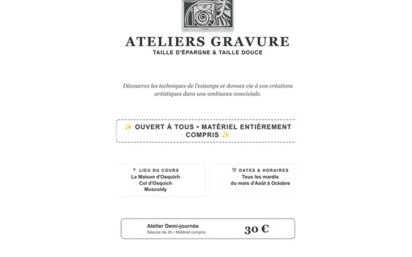 Atelier gravure