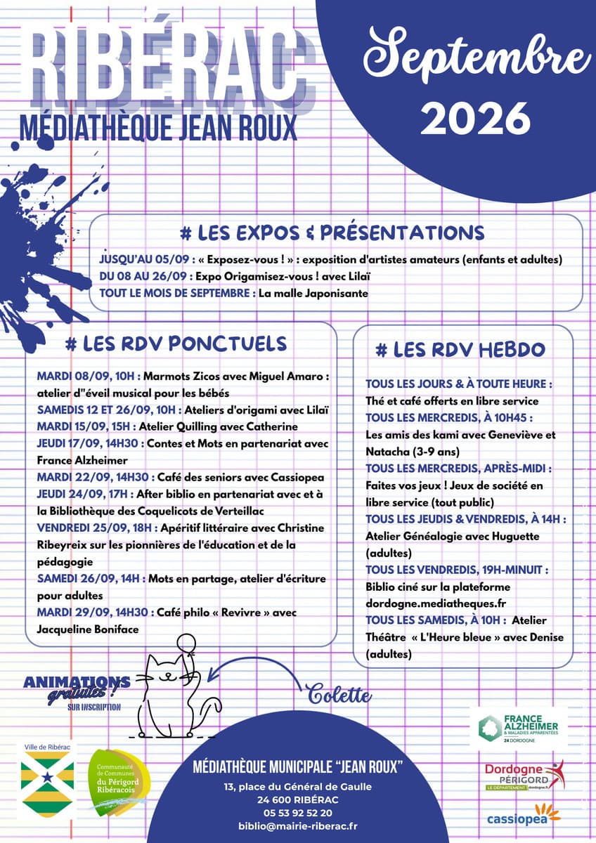 Festivités OTPI Programme animations