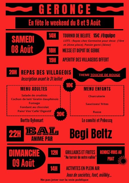 Géronce en fête