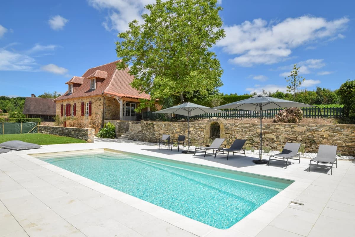 Gite Brouillac piscine