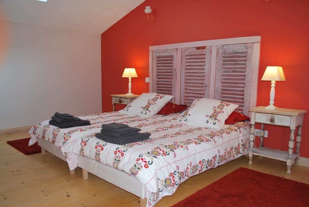 La chambre double orange