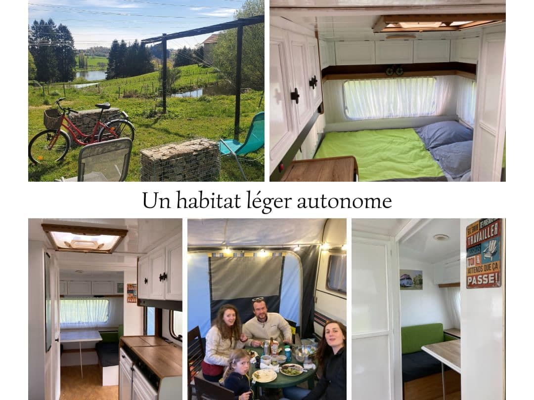 Un habitat léger 2/3 personnes